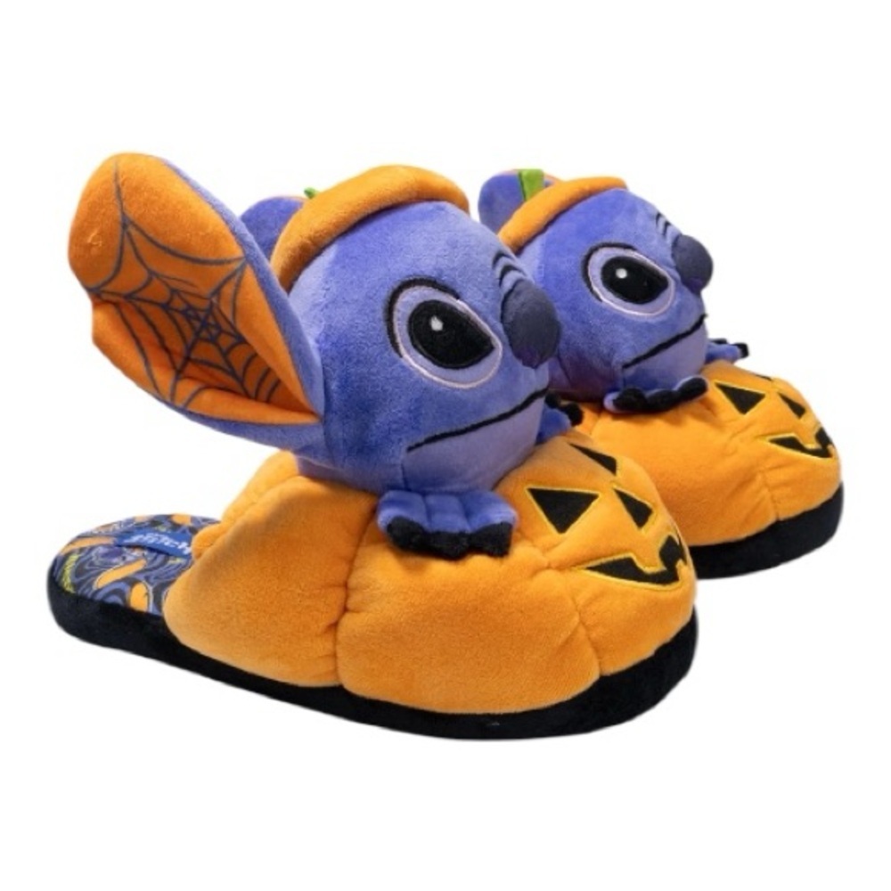 NEW! Disney Stitch Women's 3D Plush Slippers Size 5/6